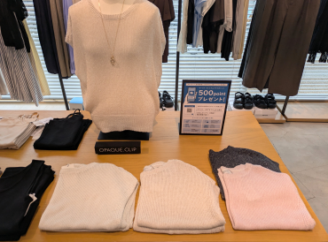 ✨️新作商品ご紹介✨️　ラメメッシュフレンチスリーブニット【洗濯機OK】