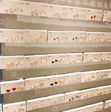 ハートモチーフのピアス🩷