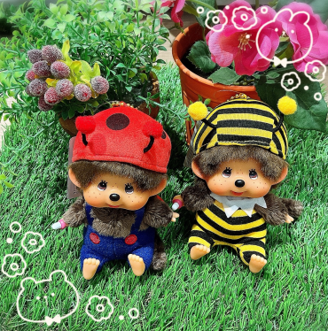 【再入荷✨】モンチッチミツバチ&てんとう虫キーホルダー🌸