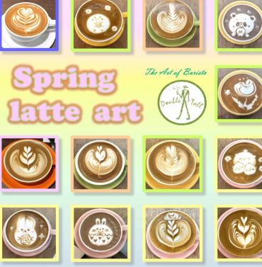 🌷🐰春のラテアートフェア🐣🌸