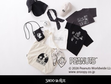 ◆“PEANUTS”のデザインを取り入れたアイテムが、シューラルーより登場◆