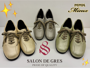 SALON DE GRESレザースニーカーのご紹介