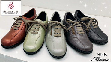 ◆SALON DE GRES レザースニーカー入荷◆