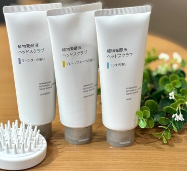 健やかな頭皮のために『植物発酵液ヘッドスクラブ』